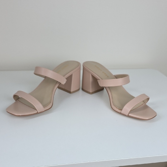 Birdy Grey Soft Pink Strap Heels.  Size 7 - Picture 4 of 13